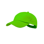 5-Panel-Baumwollmütze mit Klettverschluss in verschiedenen Farben farbe hellgrün erste Ansicht