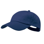 5-Panel-Baumwollmütze mit Klettverschluss in verschiedenen Farben farbe marineblau erste Ansicht