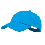 5-Panel-Baumwollmütze mit Klettverschluss in verschiedenen Farben farbe hellblau erste Ansicht