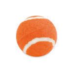 Klassischer Gummiball für Haustiere, gefüttert mit weichem Material farbe orange zweite Ansicht