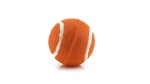 Klassischer Gummiball für Haustiere, gefüttert mit weichem Material farbe orange fünfte Ansicht