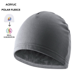 Wintersportmütze aus Polyester und Fleece 280 g/m² vierte Ansicht