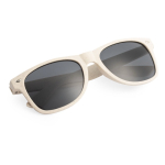 Sonnenbrille aus Bambusfaser mit schwarzen UV400-Schutzgläsern zweite Ansicht