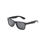 RPET-Sonnenbrille mit schwarzen Gläsern mit UV400-Schutz farbe schwarz erste Ansicht