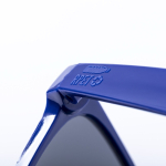 RPET-Sonnenbrille mit schwarzen Gläsern mit UV400-Schutz vierte Ansicht