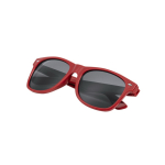 RPET-Sonnenbrille mit schwarzen Gläsern mit UV400-Schutz siebte Ansicht