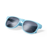 Sonnenbrille aus Weizenrohr mit schwarzen UV400-Gläsern fünfte Ansicht