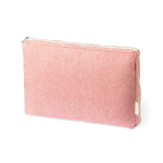 GRS 15'' gepolsterte Computertasche aus recycelter Baumwolle farbe rot erste Ansicht