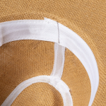 Papierstrohhut mit verstellbarem Band innen sechste Ansicht