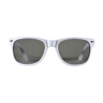 Sonnenbrille im Retro-Stil, ideal für den Einsatz im Freien UV400 farbe weiß zweite Vorderansicht
