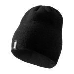 Elevate Life, doppellagige gerippte Stretch-Strickmütze farbe schwarz