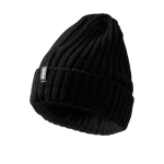 Elevate Life flexible gerippte Stretch-Strickmütze farbe schwarz