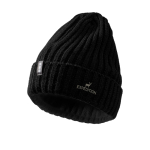 Elevate Life flexible gerippte Stretch-Strickmütze farbe schwarz