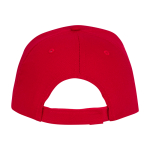 Mütze im Sandwich-Stil, 5 Panels, Baumwolle, 175 g/m2 farbe rot zweite Rückansicht
