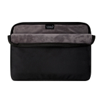 Laptop-Hülle aus recyceltem Polyester mit Innenfutter 15, 6” farbe schwarz dritte Ansicht