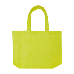 Strandtasche mit weicher Oberfläche und großem Fach farbe lindgrün zweite Vorderansicht