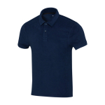 Unisex-Poloshirt aus ultraweichem Frottee 230 g/m2 Elevate NXT farbe marineblau