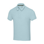Unisex-Poloshirt aus ultraweichem Frottee 230 g/m2 Elevate NXT farbe pastellblau zweite Vorderansicht