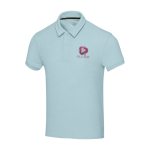 Unisex-Poloshirt aus ultraweichem Frottee 230 g/m2 Elevate NXT farbe pastellblau