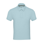 Unisex-Poloshirt aus ultraweichem Frottee 230 g/m2 Elevate NXT farbe pastellblau zweite Vorderansicht