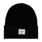 Herschel Elmer™ Acryl-Beanie mit weichem Griff und tiefem Falzsaum farbe schwarz