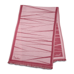 Stylischer Damenschal aus Viskose und Polyester 225 g/m2 farbe bordeaux