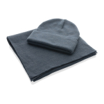 Polylana® Acrylschal mit elegantem und raffiniertem Stil farbe blaugrau dritte Ansicht