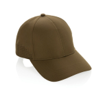 6-Panel-Sportcap aus RPET mit Schnallenverschluss farbe grün