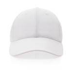 6-Panel-Cap aus recycelter Baumwolle mit Klettverschluss, 190 g/m2 farbe weiß zweite Ansicht