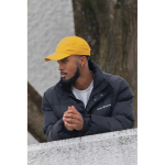 6-Panel-Cap aus recycelter Baumwolle mit Klettverschluss, 190 g/m2 farbe gelb Lifestyle-Bild 2