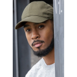 6-Panel-Cap aus recycelter Baumwolle mit Klettverschluss, 190 g/m2 farbe grün Lifestyle-Bild 2
