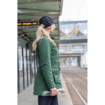 6-Panel-Cap aus recycelter Baumwolle mit AWARE™-Tracer, 280 g/m2 farbe schwarz Lifestyle-Bild 2