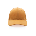 6-Panel-Cap aus recycelter Baumwolle mit AWARE™-Tracer, 280 g/m2 farbe orange zweite Ansicht