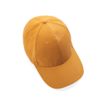 6-Panel-Cap aus recycelter Baumwolle mit AWARE™-Tracer, 280 g/m2 farbe orange sechste Ansicht