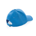 6-Panel-Cap aus recycelter Baumwolle mit AWARE™-Tracer, 280 g/m2 farbe hellblau fünfte Ansicht
