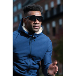 Sport-Sonnenbrille mit polarisierten Gläsern und Öko-UV400-Materialien farbe schwarz Lifestyle-Bild