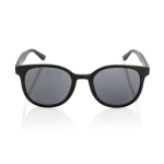Sonnenbrille im Retro-Design aus Weizenstrohfasern mit UV400-Schutz farbe schwarz zweite Ansicht