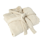 Fleece-Bademantel mit zwei Vordertaschen, Einheitsgröße farbe beige fünfte Ansicht