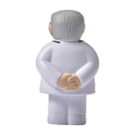 PU-Schaum-Anti-Stress-Set in Form eines Doktors zum Personalisieren farbe weiß erste Ansicht