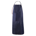 Schürze aus Denim-Baumwolle mit PU-Details, 190 g/m2 farbe jeansblau zweite Ansicht