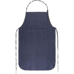 Schürze aus Denim-Baumwolle mit PU-Details, 190 g/m2 farbe jeansblau dritte Ansicht