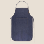 Schürze aus Denim-Baumwolle mit PU-Details, 190 g/m2 farbe jeansblau fünfte Ansicht