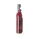 Magnetischer Korkenzieher in Form einer Weinflasche mit Öffner farbe rosa achte Ansicht