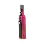 Magnetischer Korkenzieher in Form einer Weinflasche mit Öffner farbe rosa erste Ansicht