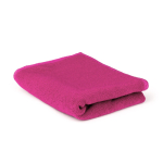 Ein kleines, saugfähiges Mikrofaser-Handtuch farbe pink erste Ansicht