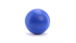 Glänzender PU-Stressball in verschiedenen Farben zur Personalisierung farbe blau fünfte Ansicht