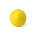 Glänzender PU-Stressball in verschiedenen Farben zur Personalisierung farbe gelb erste Ansicht