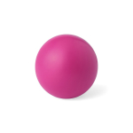 Glänzender PU-Stressball in verschiedenen Farben zur Personalisierung farbe pink erste Ansicht