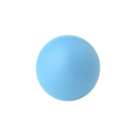 Glänzender PU-Stressball in verschiedenen Farben zur Personalisierung farbe hellblau erste Ansicht