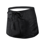 Hüftschürze aus Polyester mit mehreren Taschen farbe schwarz zweite Ansicht